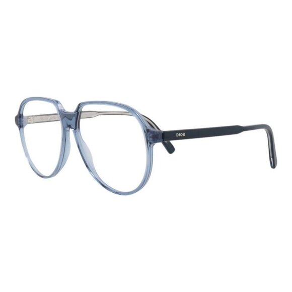 Dior Mens Aviator Blue Blue Transparent Fashion Designer Eyewear - Picture 1 of 4